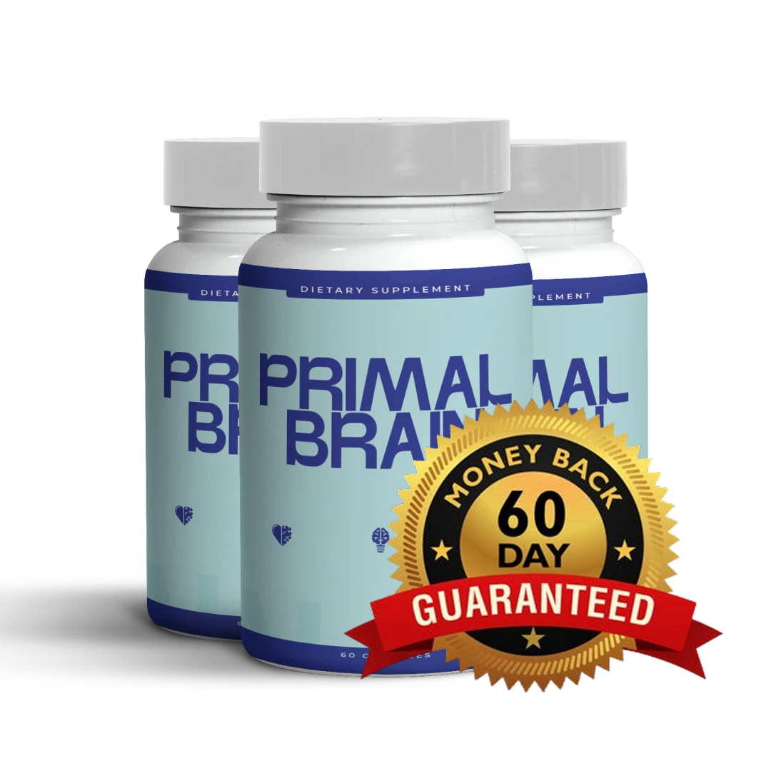 Primal Brain Supplement Bottles with Warranty Seal